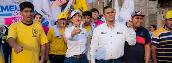 Camelia Calleja y Toño Lagunas  recalcan la importancia del voto y el empoderamiento femenino en Capacuaro