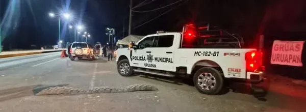 Reinstalan filtros de seguridad en accesos estratégicos de Uruapan.