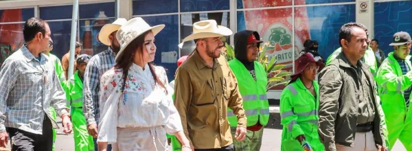 Supervisa Grecia Quiroz modernización del Paseo Lázaro Cárdenas; obra clave para Uruapan.